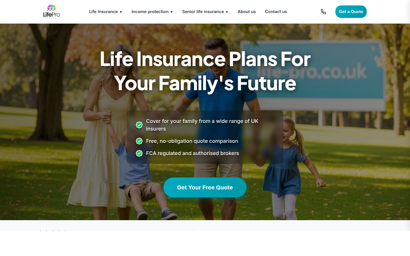 Life Pro — life insurance website